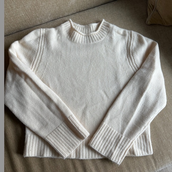 J. Crew Cashmere Rollneck™ sweater in Ivory - Picture 2 of 4